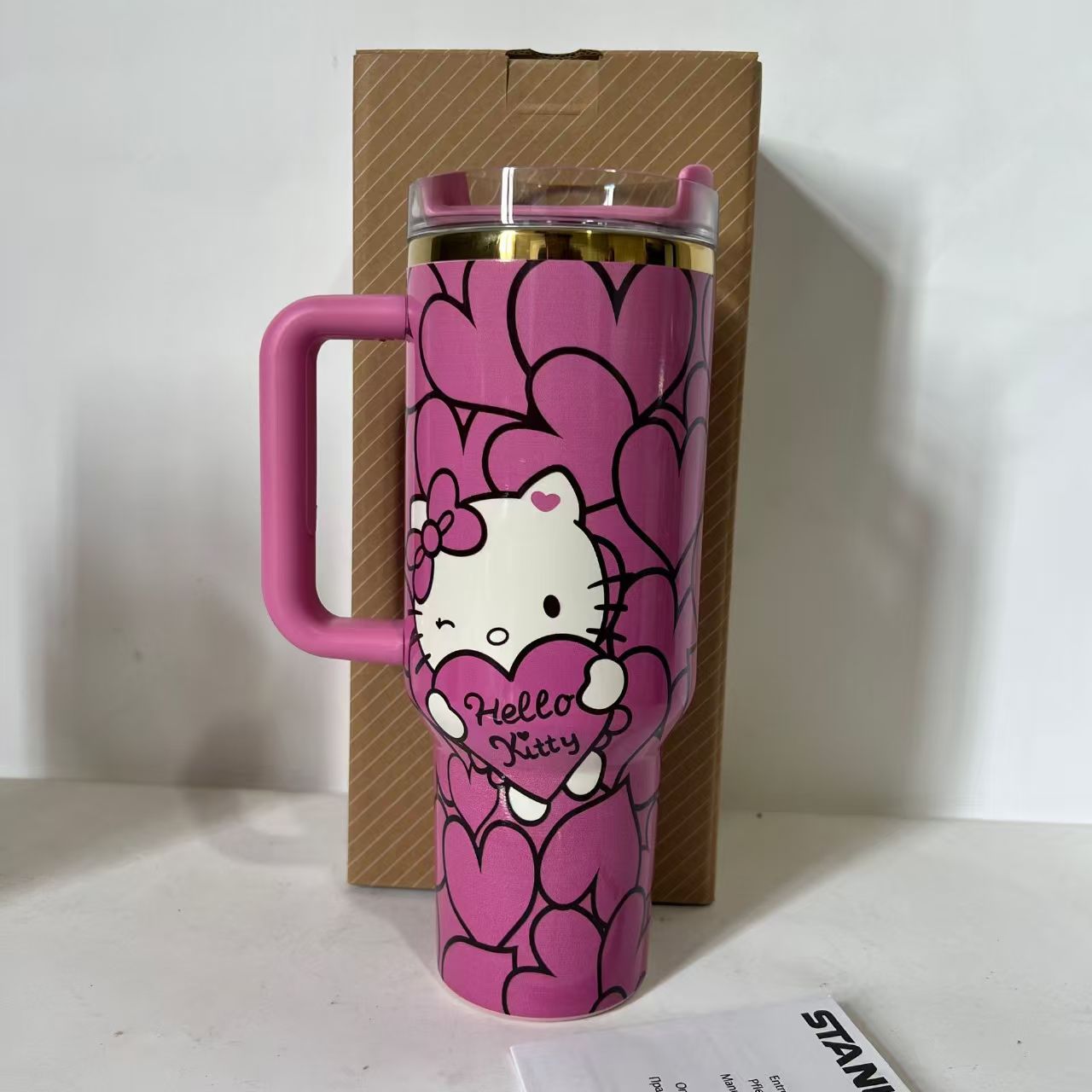 🔥Hello Kitty Insulated Cup Gift Box 40OZ Include Straw and Topper