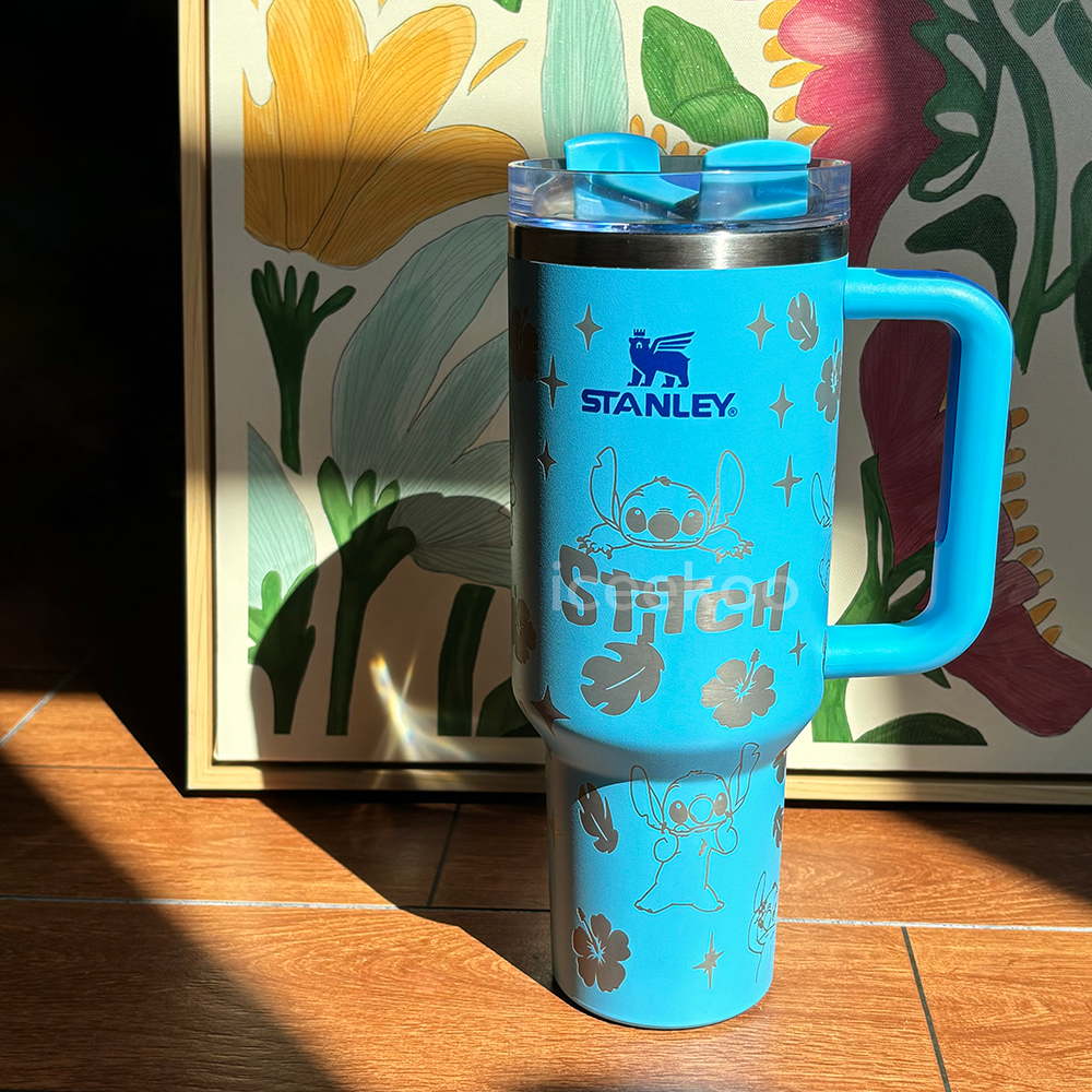 🔥40oz Stitch Stainless Steel Vacuum Insulated Tumbler