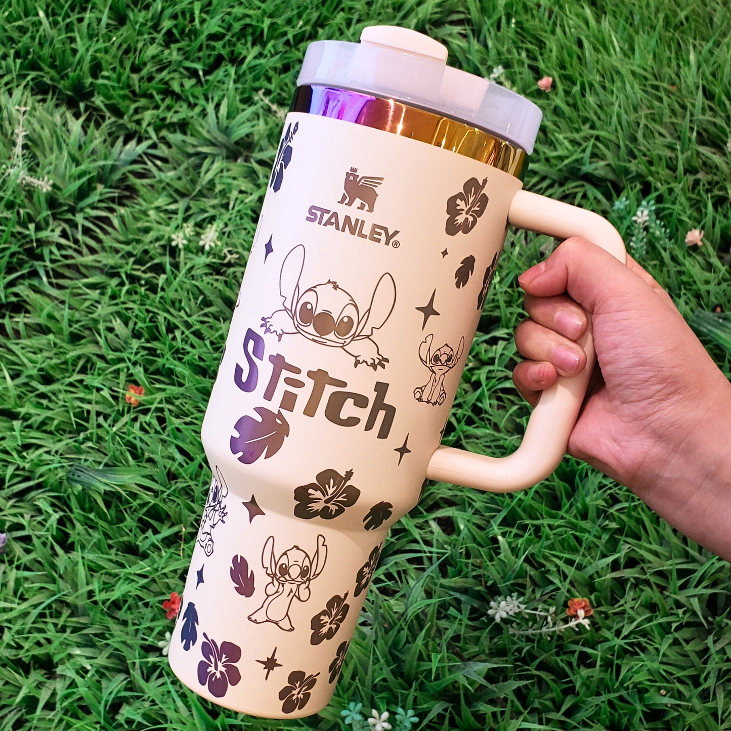 🔥40oz Stitch Stainless Steel Vacuum Insulated Tumbler