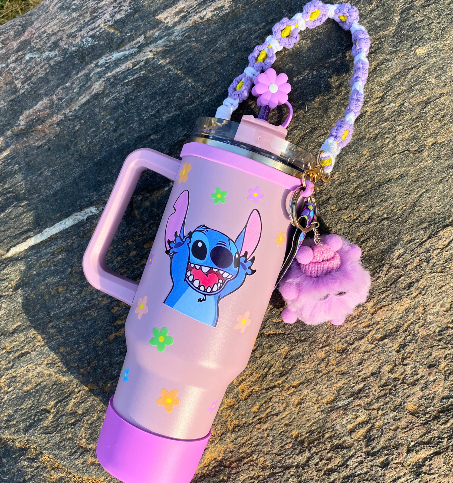 🔥40oz Stitch Stainless Steel Vacuum Insulated Tumbler