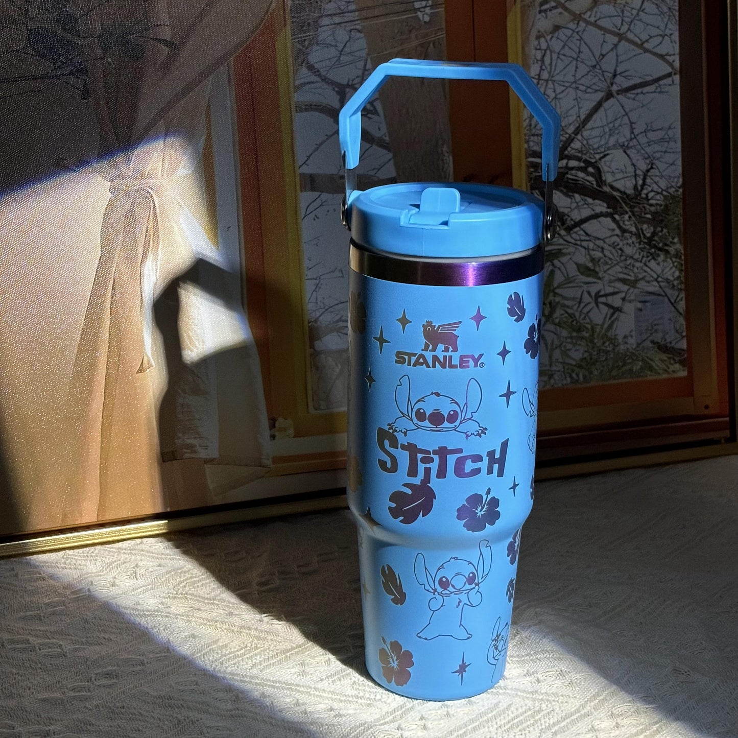 🔥40oz Stitch Stainless Steel Vacuum Insulated Tumbler