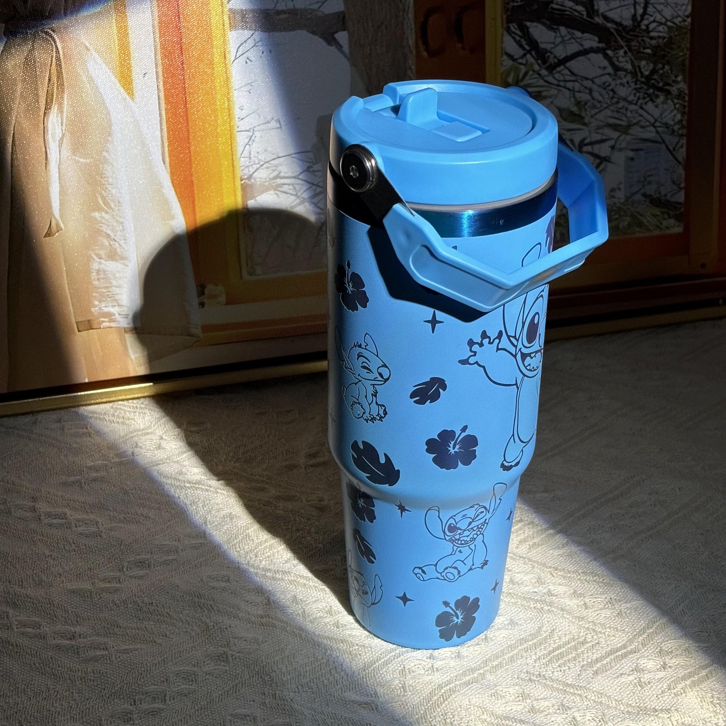 🔥40oz Stitch Stainless Steel Vacuum Insulated Tumbler