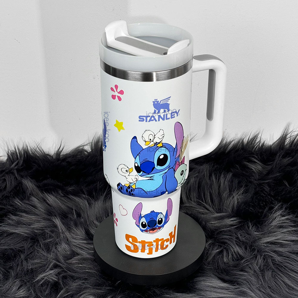 🔥40oz Stitch Stainless Steel Vacuum Insulated Tumbler