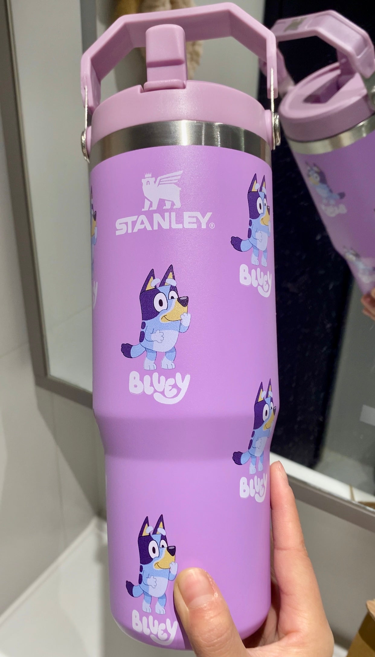 🔥 Bluey Purple Insulated Cup 30 OZ ✈️Free Shipping