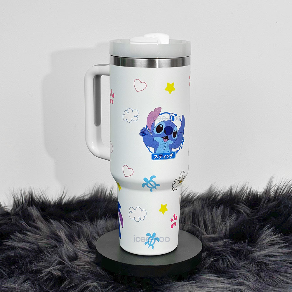 🔥40oz Stitch Stainless Steel Vacuum Insulated Tumbler