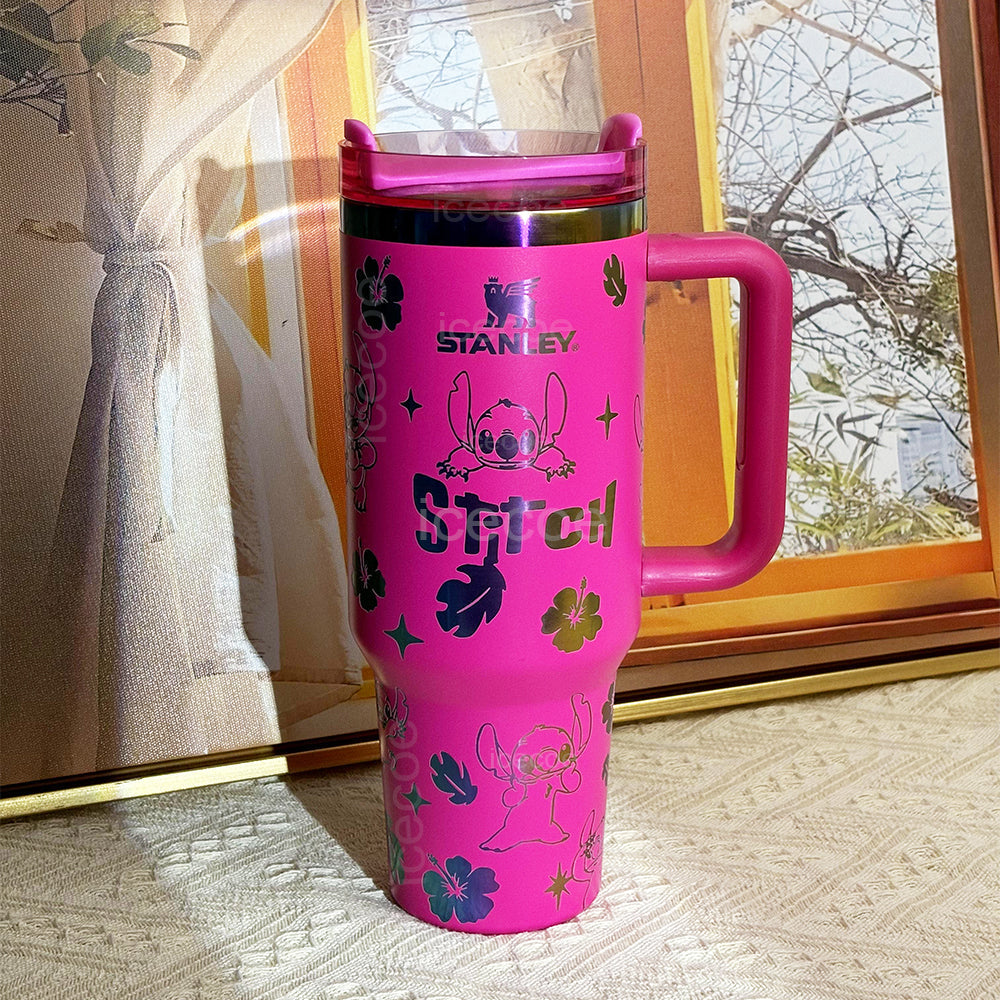 🔥40oz Stitch Stainless Steel Vacuum Insulated Tumbler