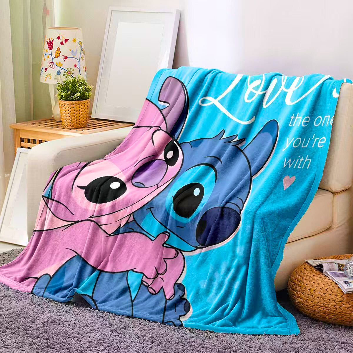 Stitch Flannel Blanket