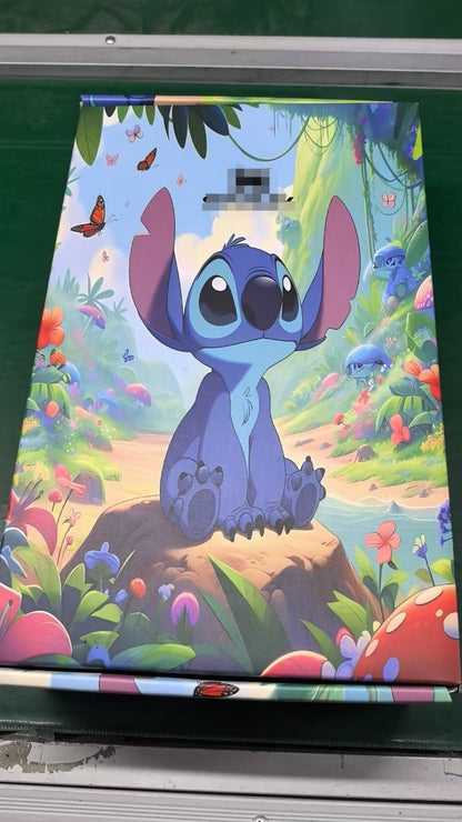 🔥40OZ Stitch Insulated Tumbler Gift Box  Include Straw and Topper