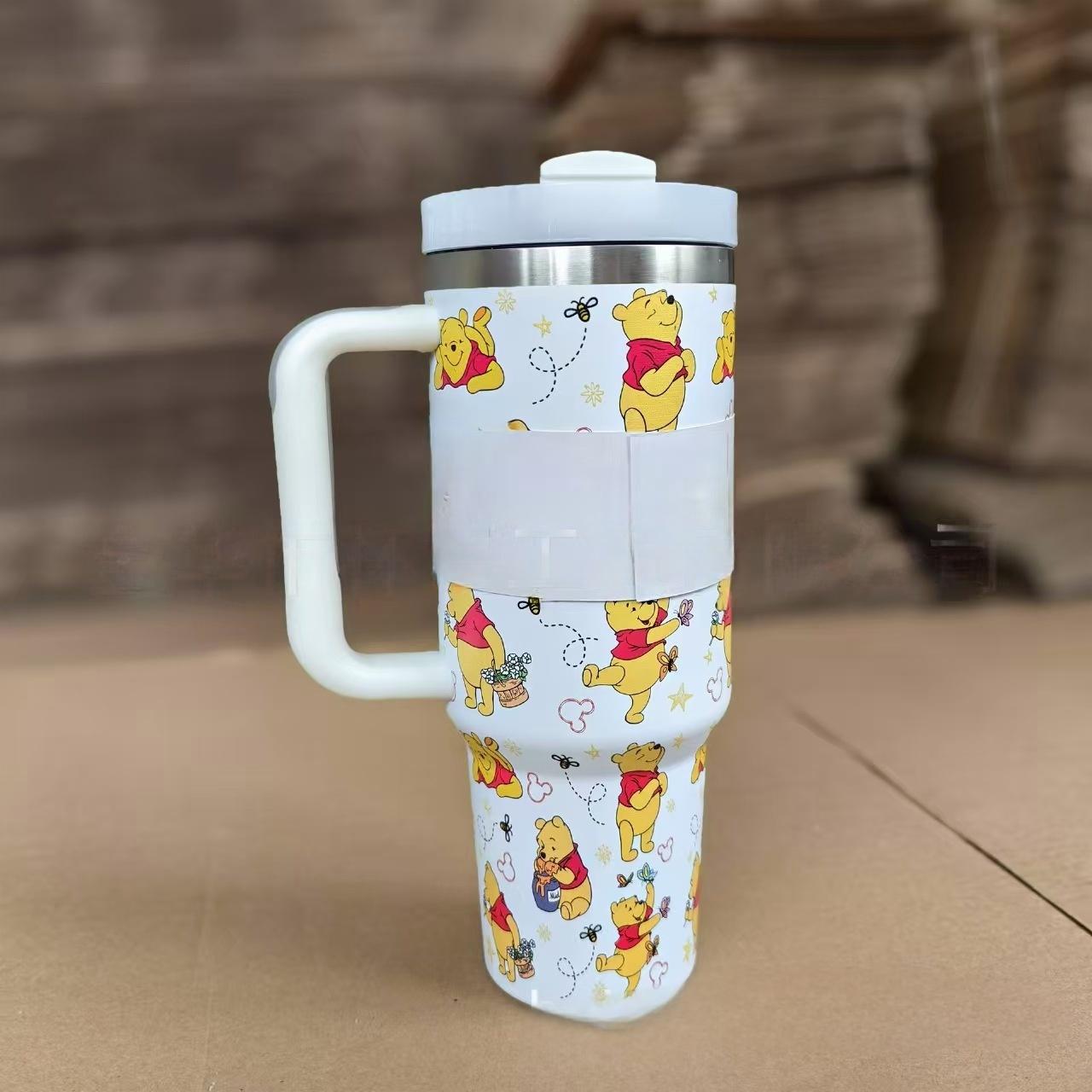 🔥Winnie Pooh Insulated Tumbler Cup 40 OZ🚚Free Shippment