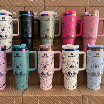 🔥  Labubu Insulated Cute Cup 40 OZ ✈️Free Shipping