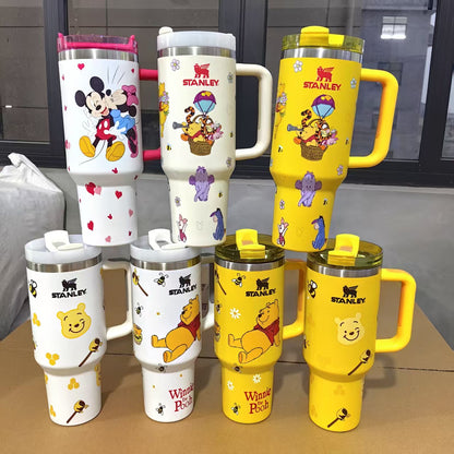 🔥Winnie Pooh Insulated Tumbler Cup 40 OZ🚚Free Shippment