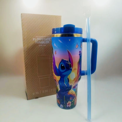 🔥Stitch Insulated Cup Gift Box 40OZ Include Straw and Topper