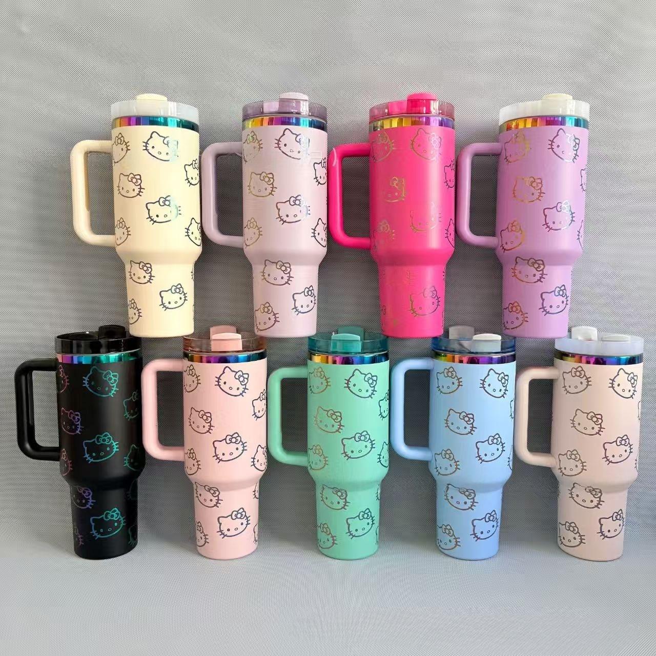 🔥40 OZ Hello Kitty In-Car Insulated Cup