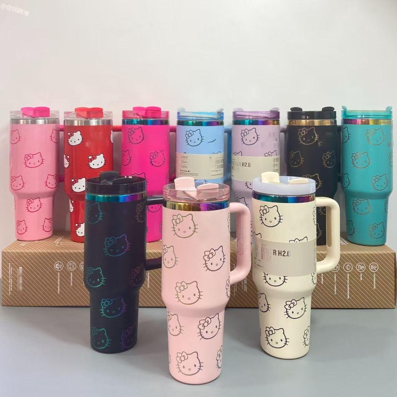 🔥40 OZ Hello Kitty In-Car Insulated Cup