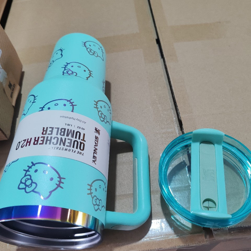 🔥40 OZ Hello Kitty In-Car Insulated Cup