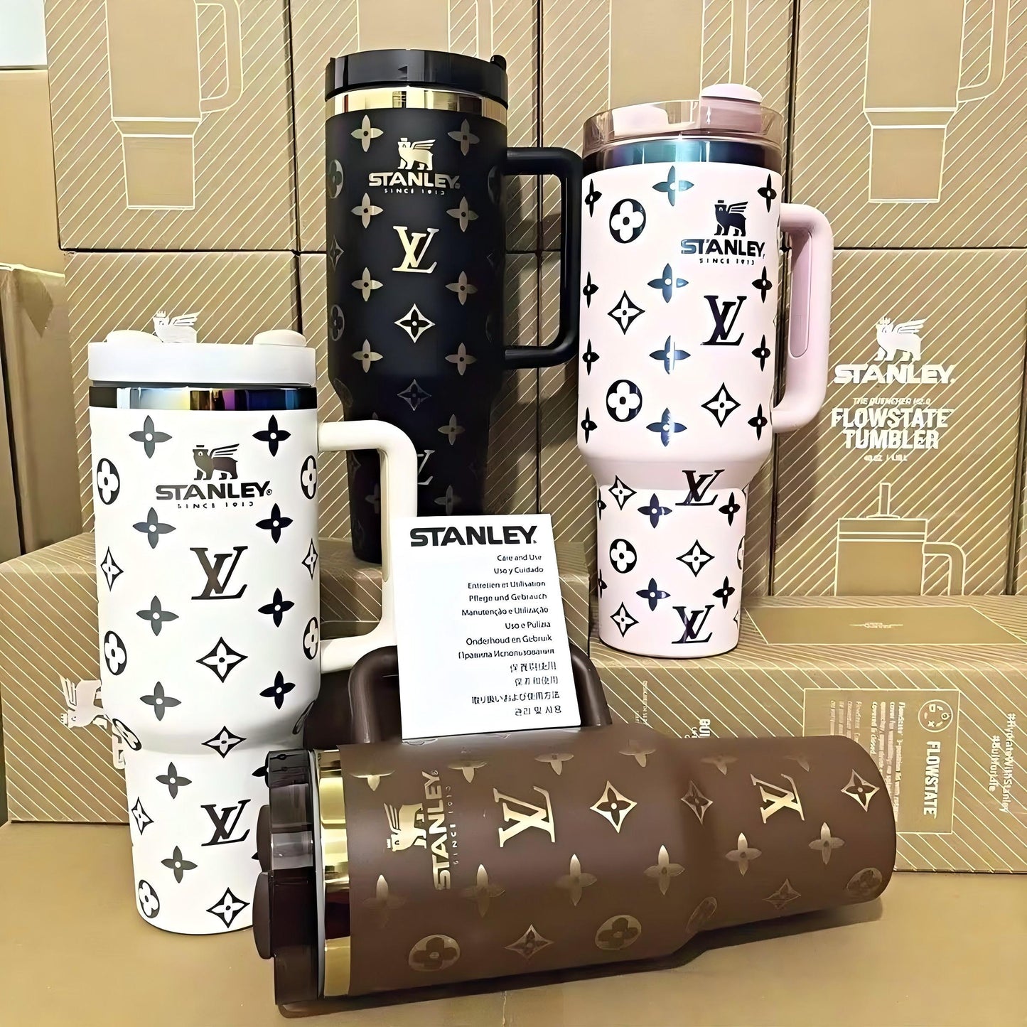🔥LV Insulated Cup 40OZ ✈️Free Shippment