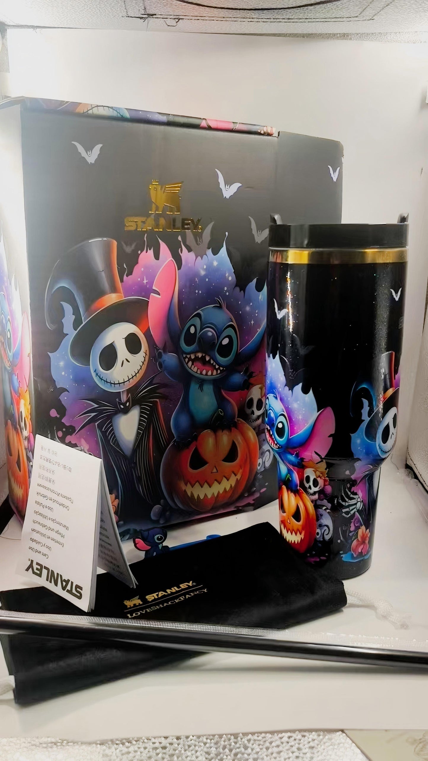 🔥Stitch x Jack Insulated Cup Gift Box with Straw and Topper