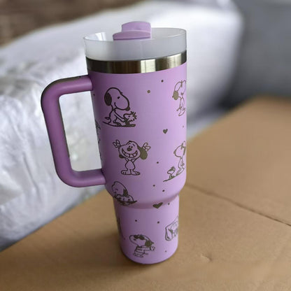 🔥Snoopy  Insulated Tumbler 40OZ ✈️Free Shippment