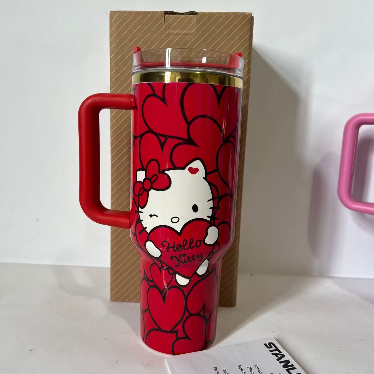 🔥Hello Kitty Insulated Cup Gift Box 40OZ Include Straw and Topper