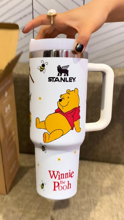 🔥Winnie Pooh Insulated Tumbler Cup 40 OZ🚚Free Shippment