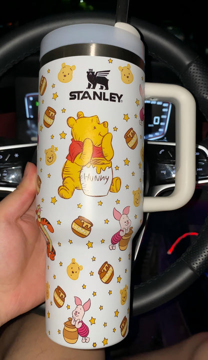 🔥Winnie Pooh Insulated Tumbler Cup 40 OZ🚚Free Shippment