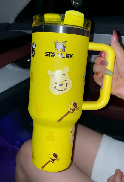 🔥Winnie Pooh Insulated Tumbler Cup 40 OZ🚚Free Shippment