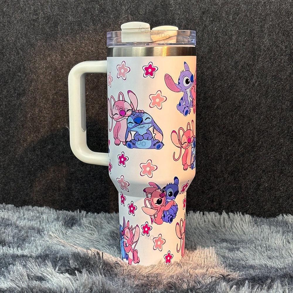 🔥Stitch And Angel Insulated Tumbler 40oz 🚢Free Shipping🚢