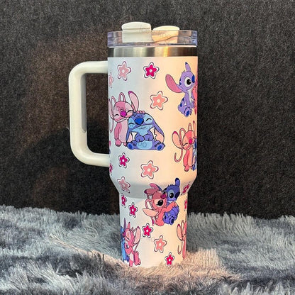 🔥Stitch And Angel Insulated Tumbler 40oz 🚢Free Shipping🚢