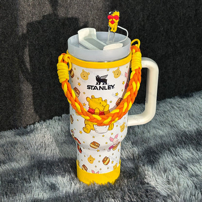 🔥40oz Winnie The Pooh Tumbler with Accessory🚢Free Shipping🚢