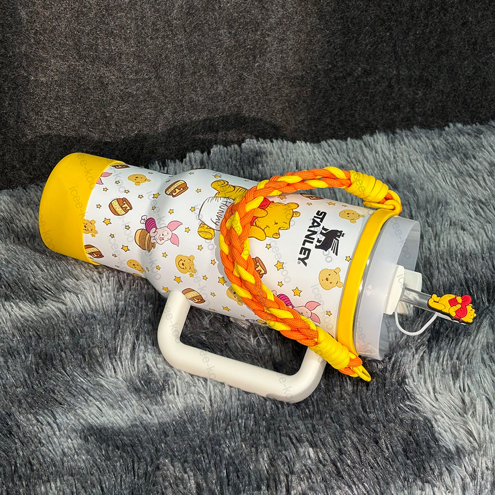 🔥40oz Winnie The Pooh Tumbler with Accessory🚢Free Shipping🚢