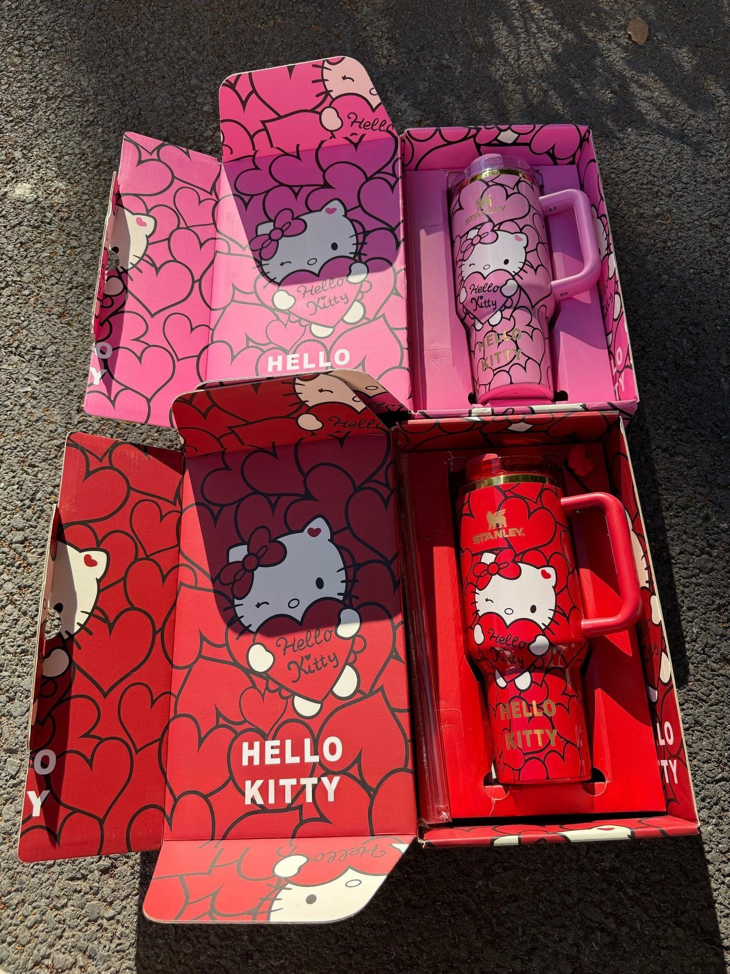 🔥Hello Kitty Insulated Cup Gift Box 40OZ Include Straw and Topper