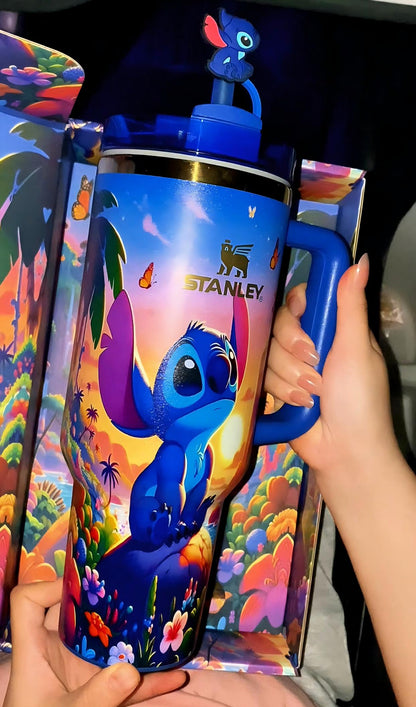 🔥Stitch Insulated Cup Gift Box 40OZ Include Straw and Topper