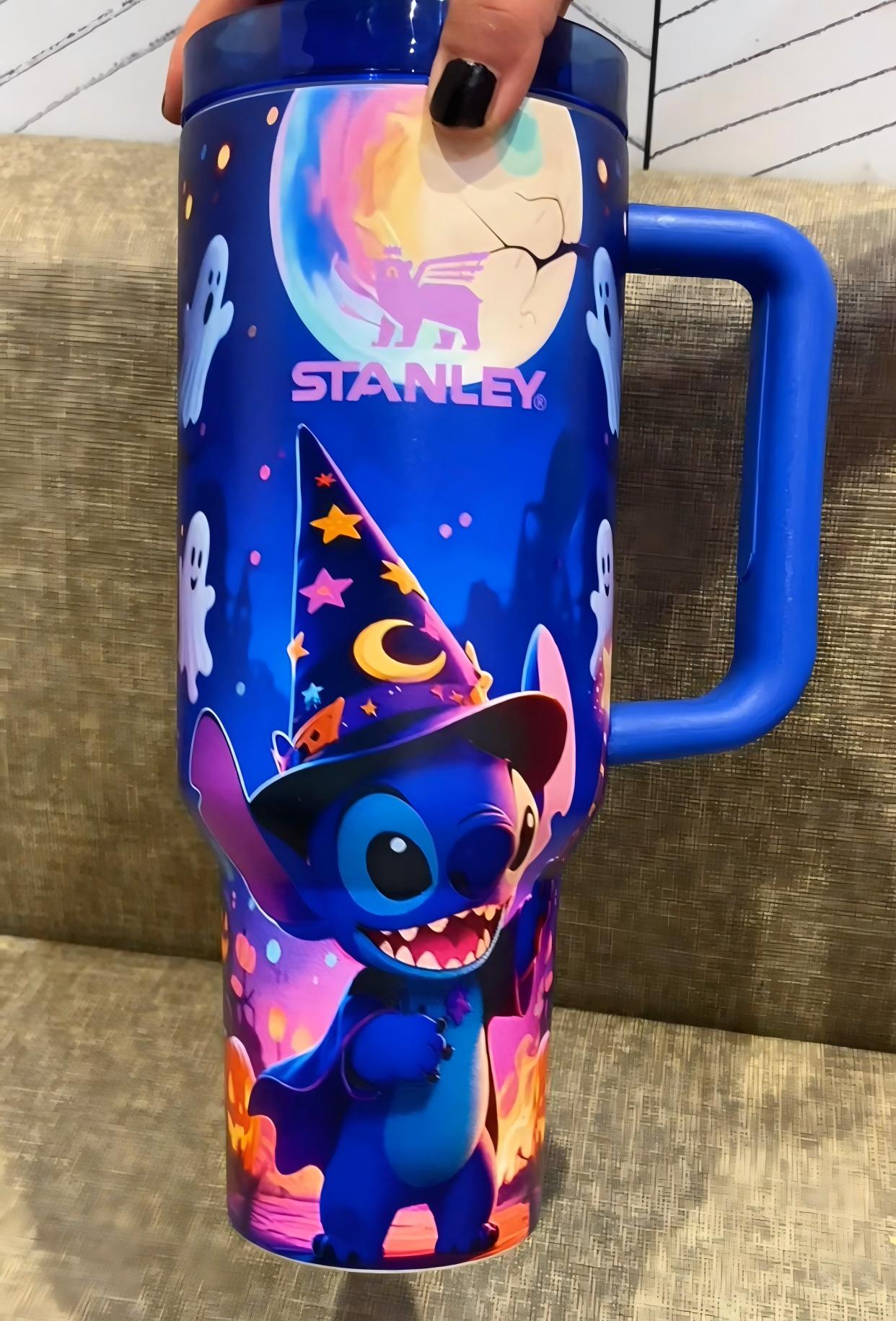 🔥Halloween Stitch Insulated Tumbler Cup 40 OZ🎇Glow in Dark