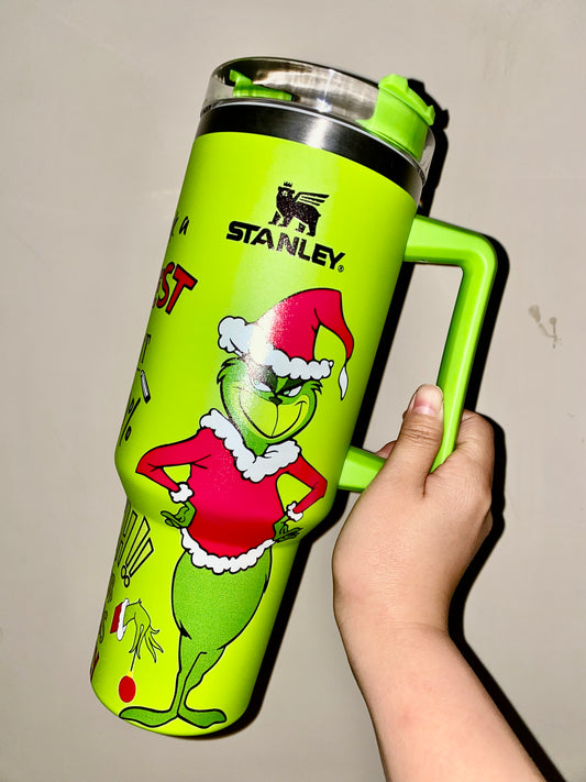 🔥Grinch  Insulated Tumbler 40OZ ✈️Free Shippment