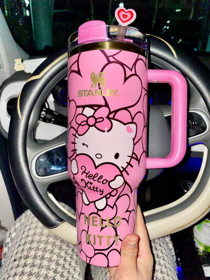 🔥Hello Kitty Insulated Cup Gift Box 40OZ Include Straw and Topper