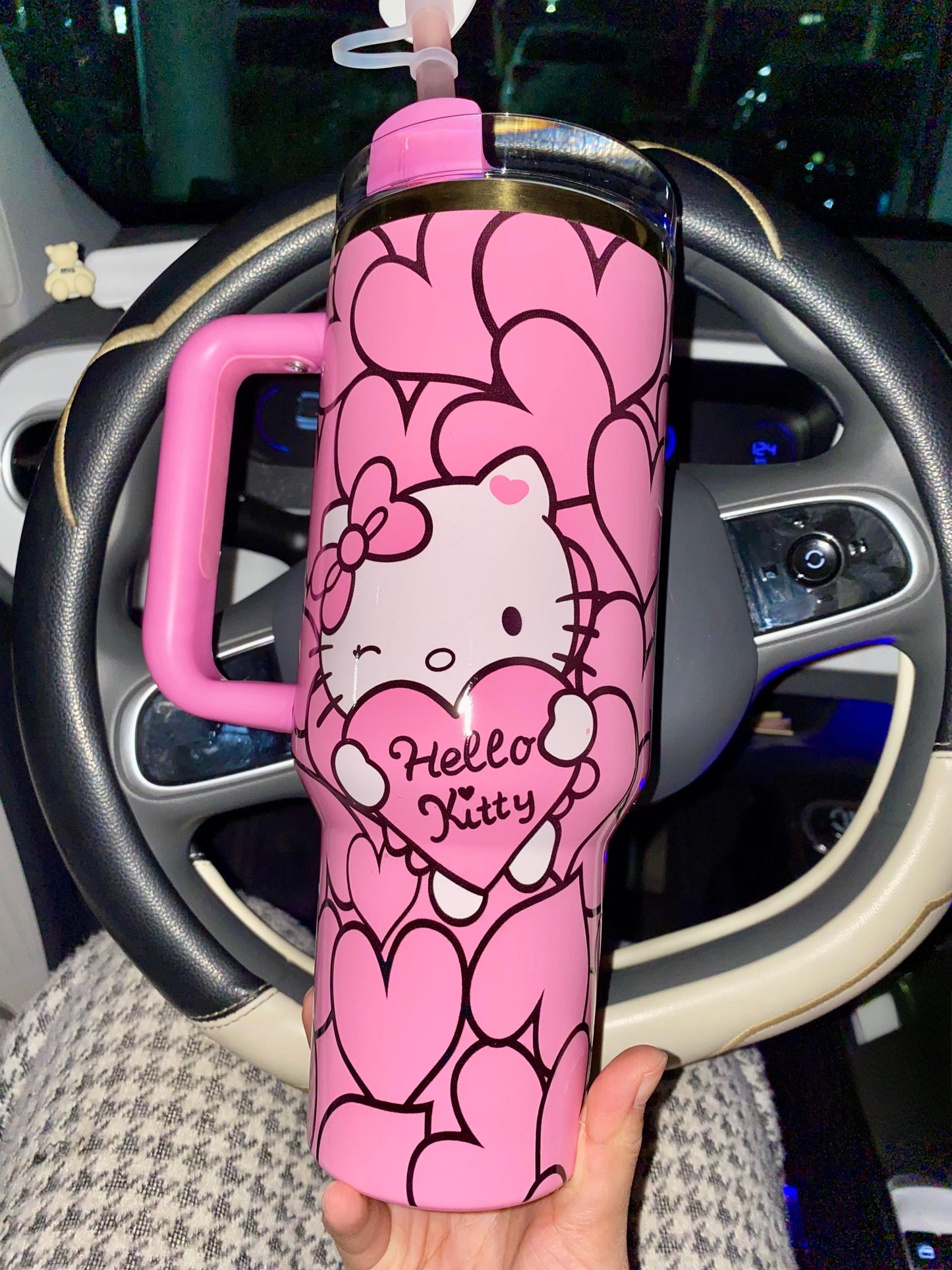 🔥Hello Kitty Insulated Cup Gift Box 40OZ Include Straw and Topper