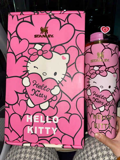 🔥Hello Kitty Insulated Cup Gift Box 40OZ Include Straw and Topper