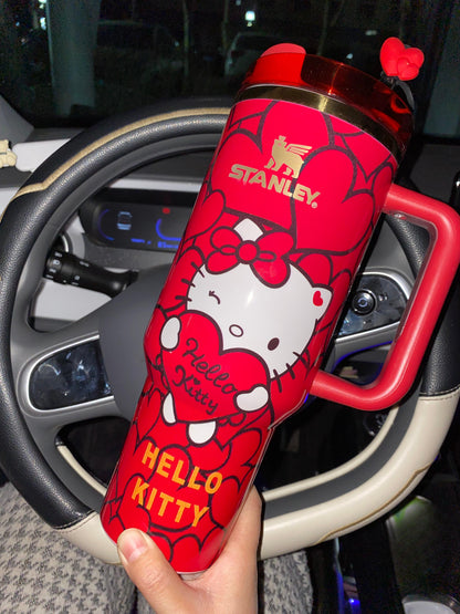 🔥Hello Kitty Insulated Cup Gift Box 40OZ Include Straw and Topper