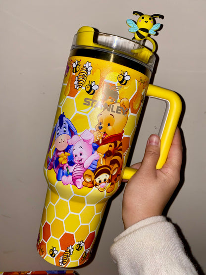 🔥40oz Winnie The Pooh Tumbler Gift Box 🚢Free Shipping🚢