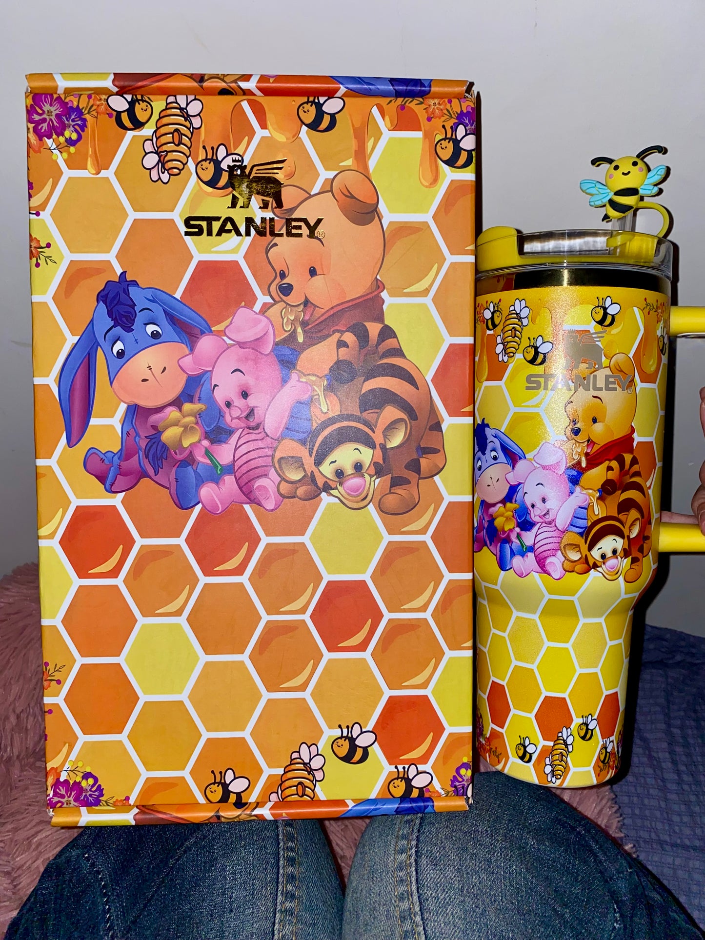 🔥40oz Winnie The Pooh Tumbler Gift Box 🚢Free Shipping🚢