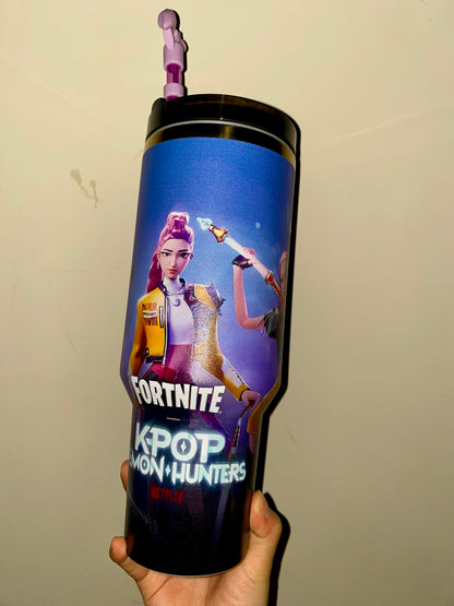 🔥K-POP  Insulated Cup Gift Box 40OZ Include Straw and Topper