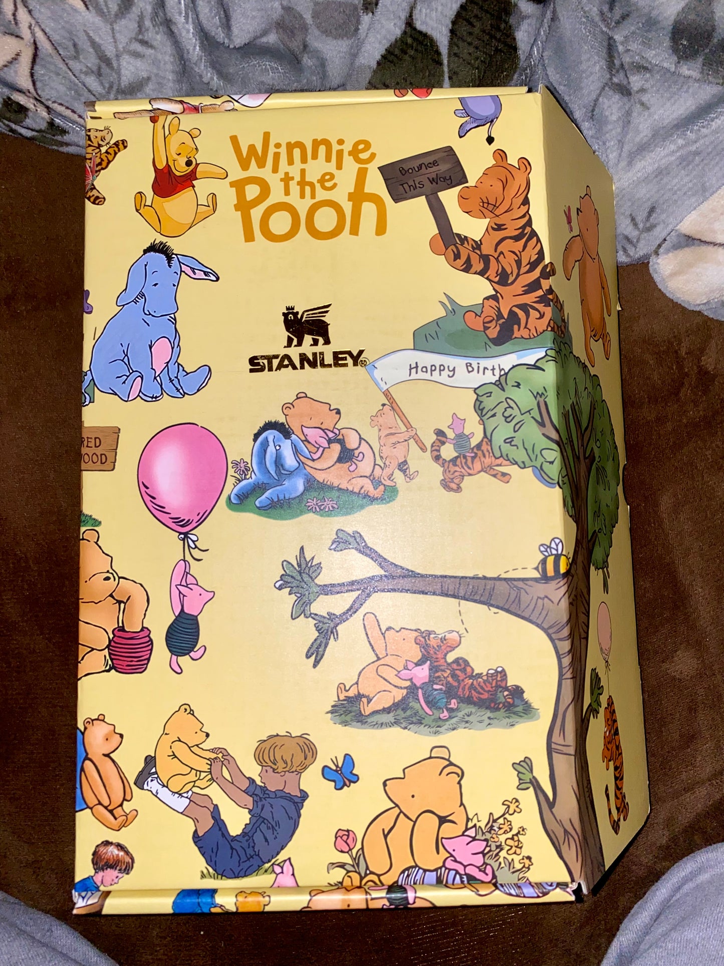 🔥Pooh Insulated Cup Gift Box 40OZ Include Straw and Topper🎁