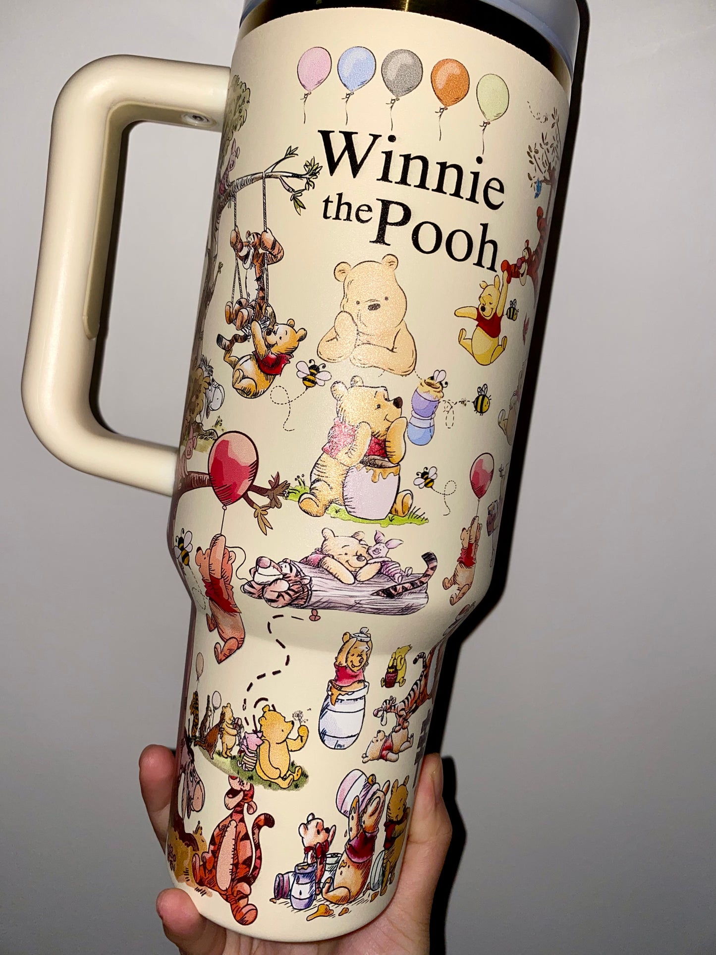 🔥Pooh Insulated Cup Gift Box 40OZ Include Straw and Topper🎁