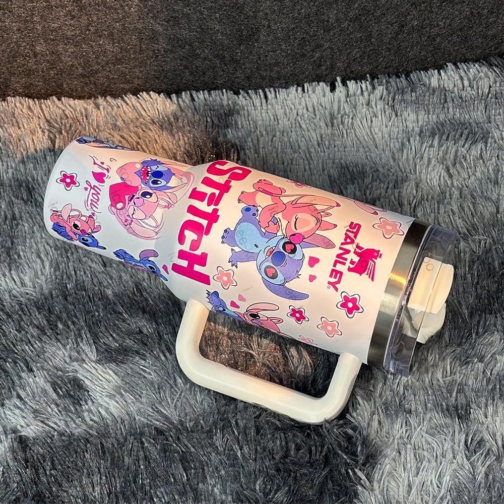 🔥Stitch And Angel Insulated Tumbler 40oz 🚢Free Shipping🚢